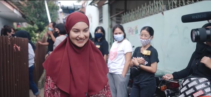 10 Momen ultah pernikahan Irish Bella dan Ammar Zoni ke-2, sederhana