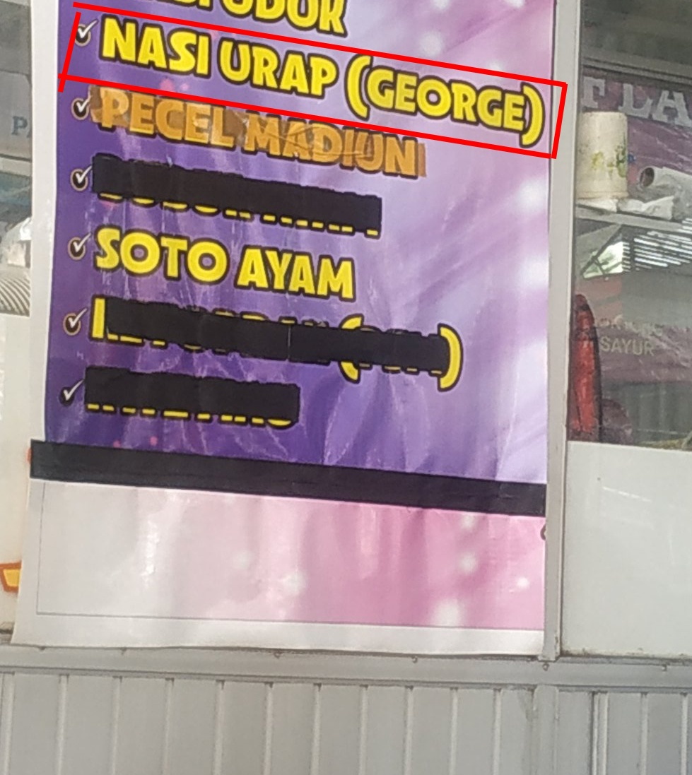 11 Nama makanan ini lucunya bikin dahi pembeli berkenyit