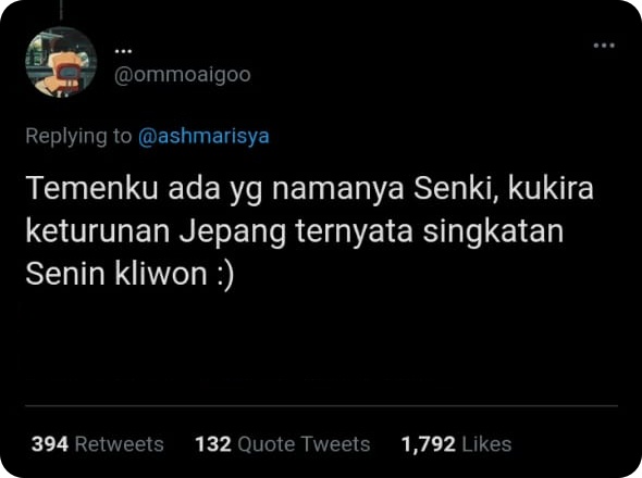 Unik, 'teka-teki' di balik 10 nama warga +62 ini bikin senyum