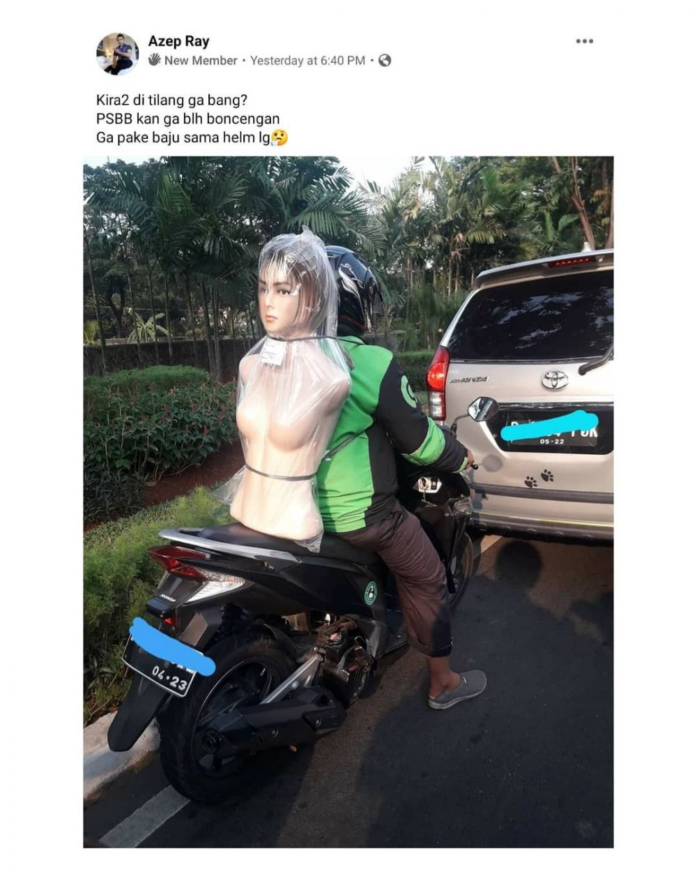 Tak antar orang, 12 orderan driver ojek online ini bikin tepuk jidat