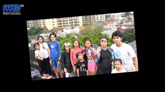 7 Momen ultah Safeea anak Ahmad Dhani & Mulan Jameela, tema pool party