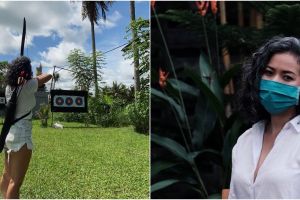 8 Potret terkini Ratri pasien 03 Covid-19, sibuk di dunia seni