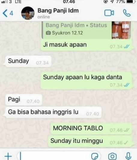 10 Chat lucu balasan nyeleneh teman ini bikin senyum tipis