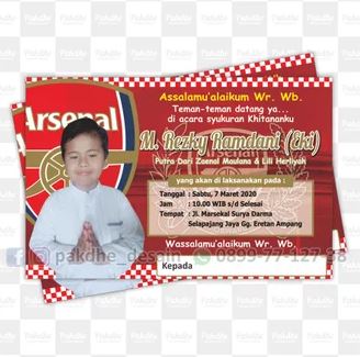 10 Desain undangan tema sepak bola, bikin tamu nyengir kuda