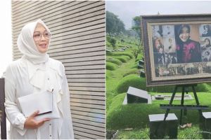 6 Potret persiapan pemakaman Rina Gunawan