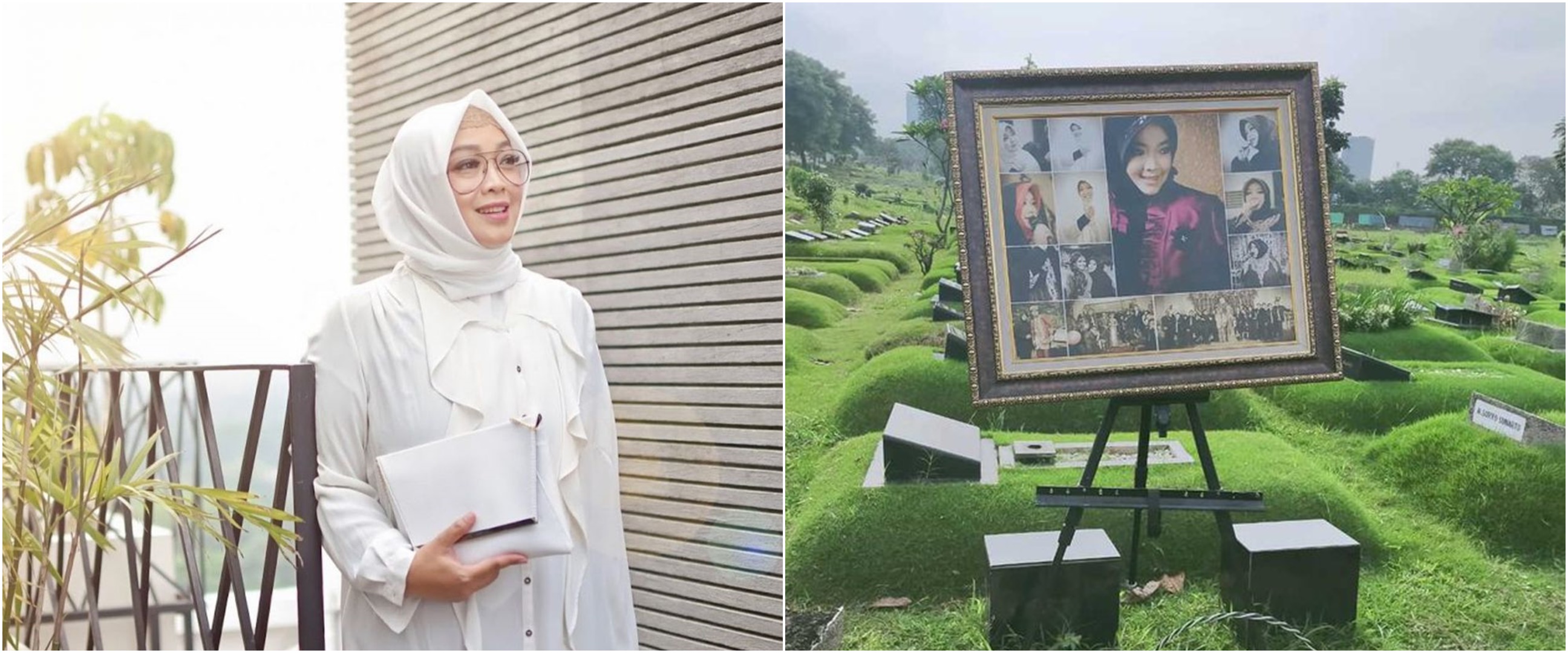 6 Potret persiapan pemakaman Rina Gunawan