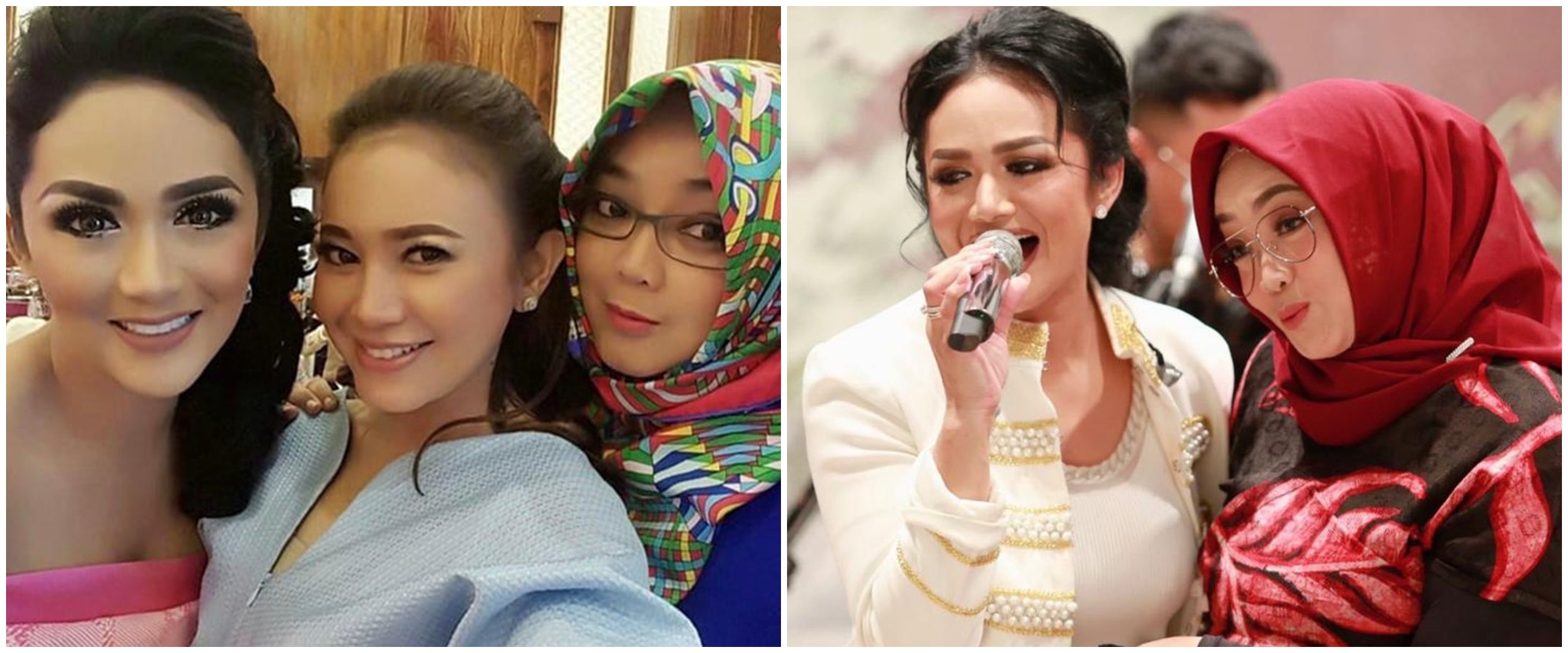Bersahabat dekat, ini 8 potret kenangan Rina Gunawan & diva Tanah Air