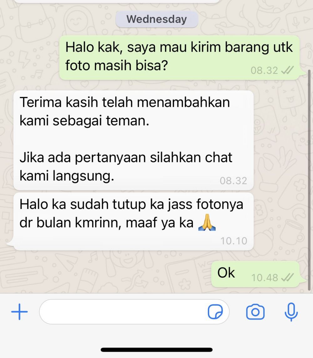 10 Chat pemberitahuan pedagang bangkrut ini bikin kasihan