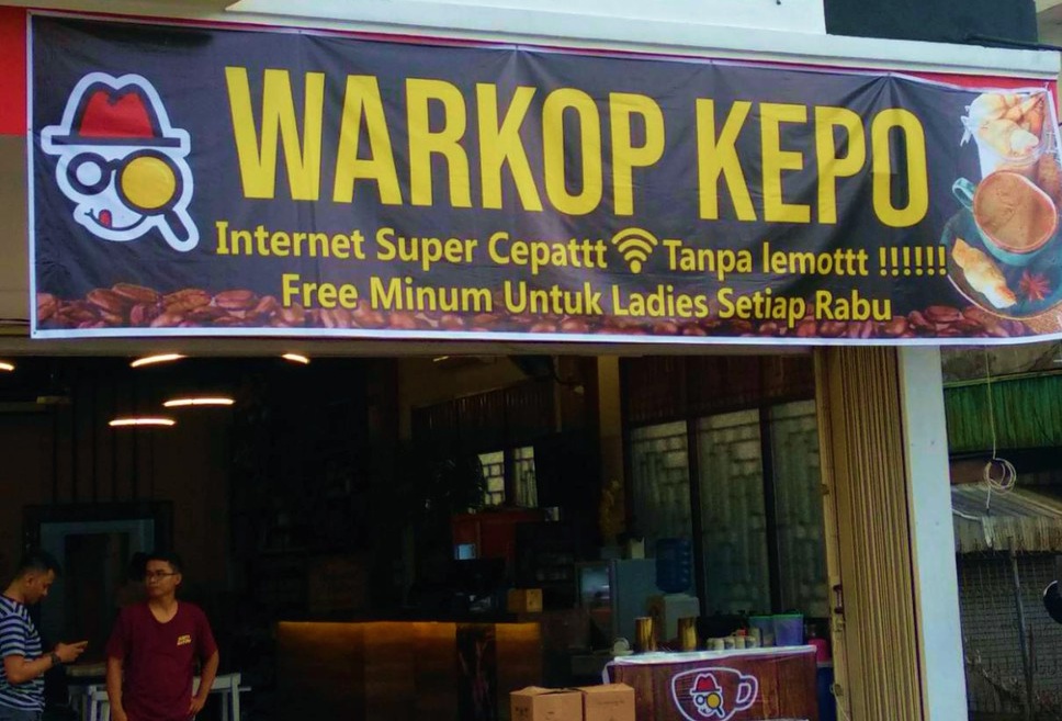 Nyeleneh tapi kreatif, 11 nama kedai kopi ini bikin pembeli senyum