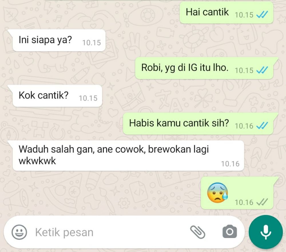 10 Chat salah paham saat kenalan dengan orang baru, bikin kerutin dahi
