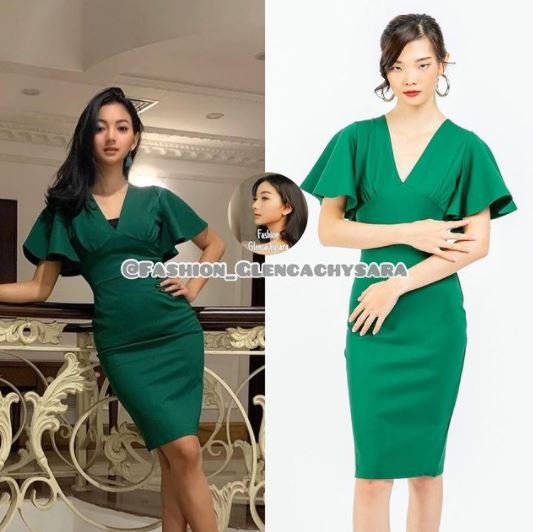 Terlihat mewah, 10 dress Glenca Chysara ditaksir di bawah Rp 500 ribu