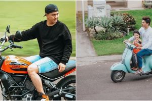 7 Potret Glenn Alinskie naik motor, pernah atraksi bareng Nastusha