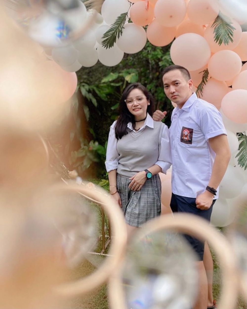 9 Momen pesta ultah ke-35 Mawar AFI, pakai dresscode seragam SMA