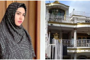 10 Potret rumah masa kecil Kartika Putri, bernuansa emas