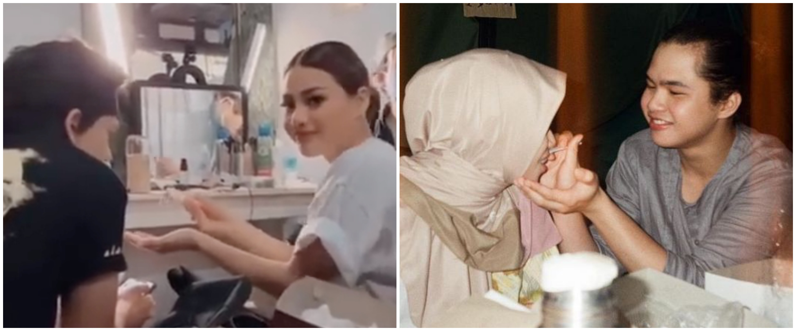 Masih pacaran, gaya 6 seleb saling menyuap makanan ini bikin baper