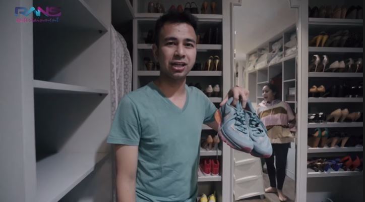 10 Potret walk in closet Nagita di rumah lama, ada baju waktu menikah