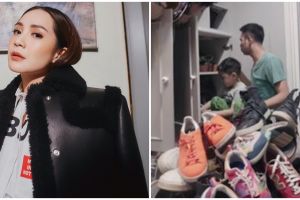 10 Potret walk in closet Nagita di rumah lama, ada baju waktu menikah