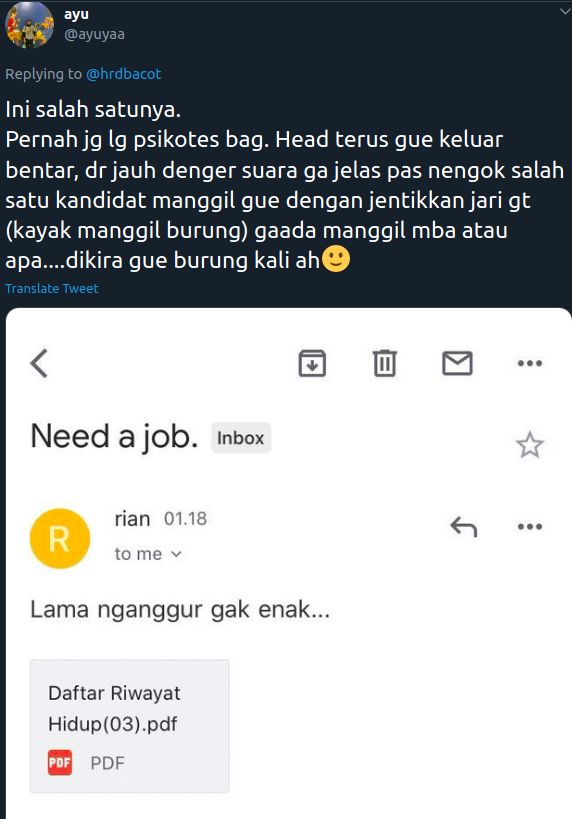 10 Kiriman lamaran kerja nyeleneh ini bikin bos geleng kepala