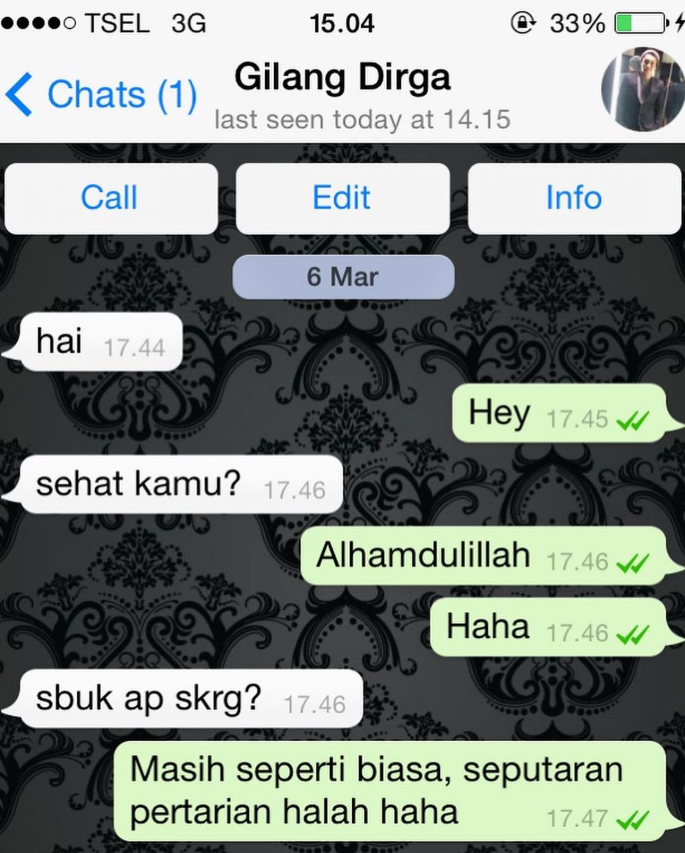 Adiezty Fersa bongkar isi chat PDKT Gilang Dirga, jodoh tak ke mana