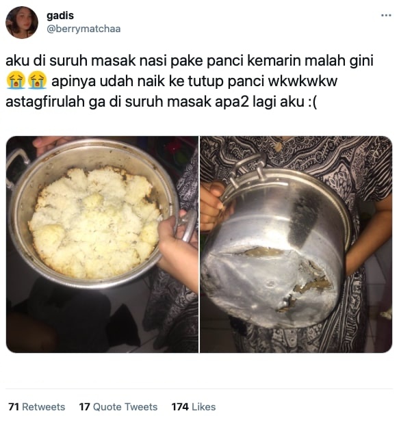11 Momen apes saat masak, mau ketawa tapi perut keroncongan