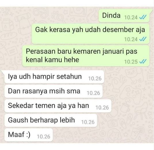 10 Chat lucu coba nembak gebetan ini bikin auto mundur perlahan