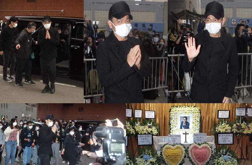 Beri penghormatan terakhir pada Ng Man Tat, Andy Lau jadi sorotan