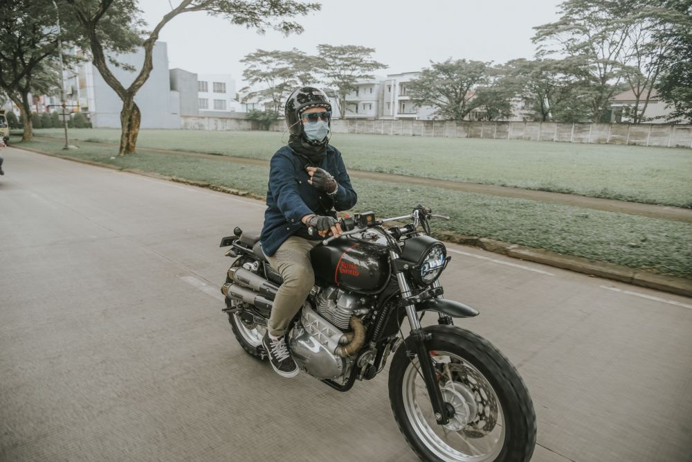 Peringati Hari Perempuan Internasional, 4 perempuan ini riding moge