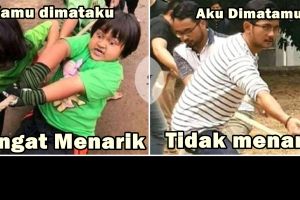 10 Meme lucu lomba tarik tambang ini bikin ketawa sendiri