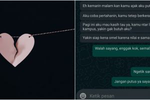 10 Chat gagal ngajak putus ini absurdnya bikin jomblo ketawa jahat