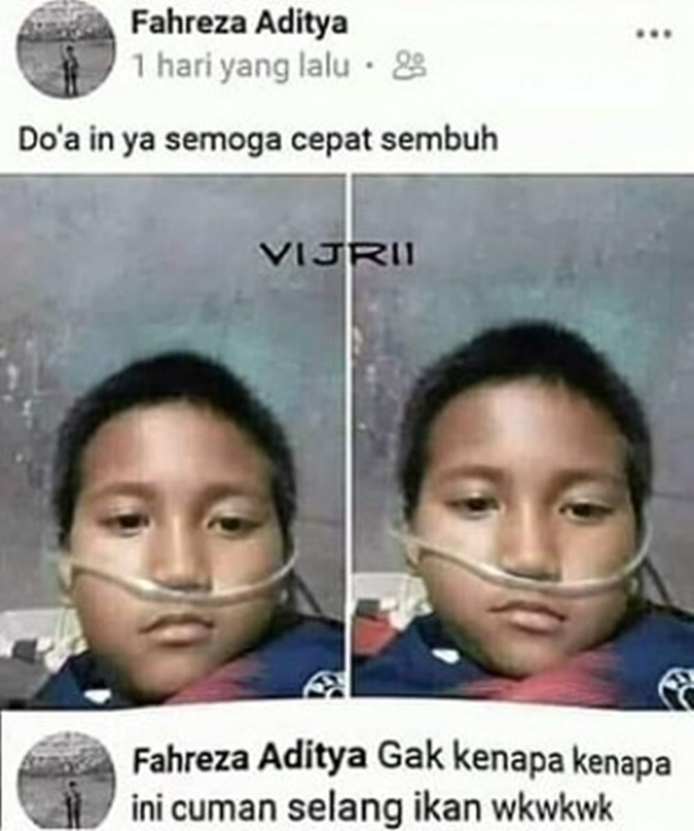 10 Momen lucu pura-pura sakit ini bikin senyum kesal
