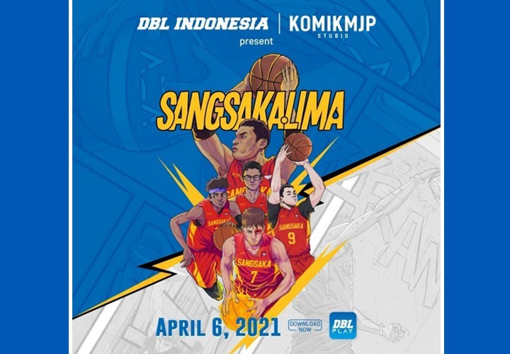 6 Fakta Sangsaka Lima, komik basket digital besutan DBL Indonesia   