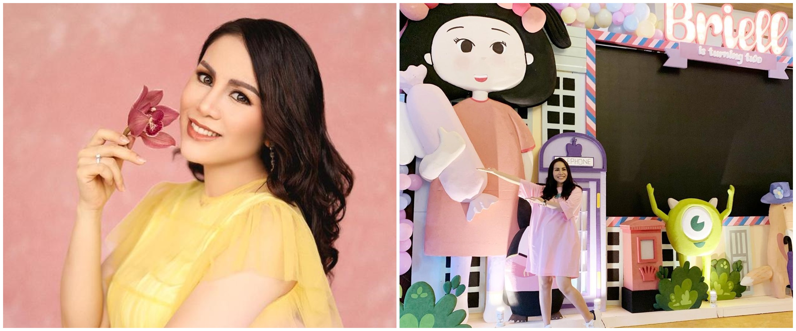 7 Momen ulang tahun ke-2 Briel putri Momo Geisha, dekorasinya unik