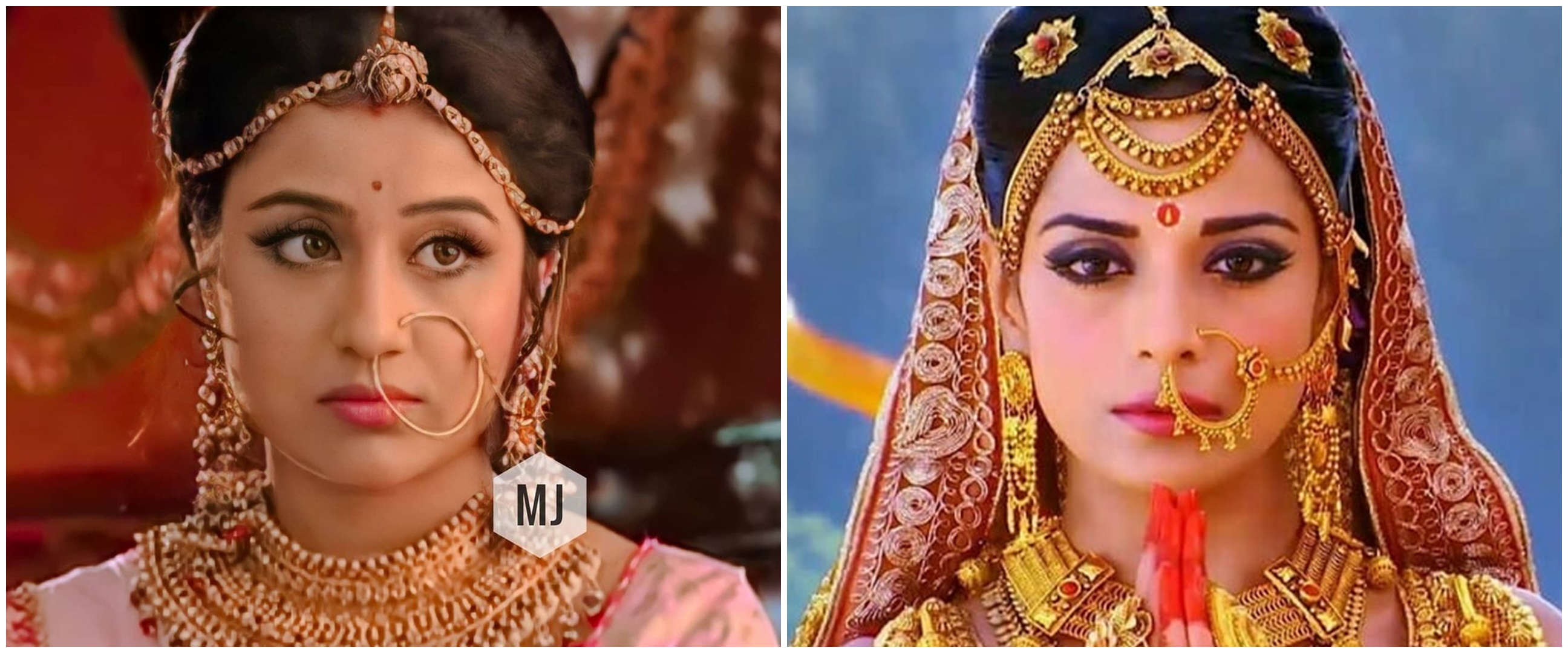 Potret 12 aktris serial Bollywood pakai dan tanpa makeup, bikin kagum
