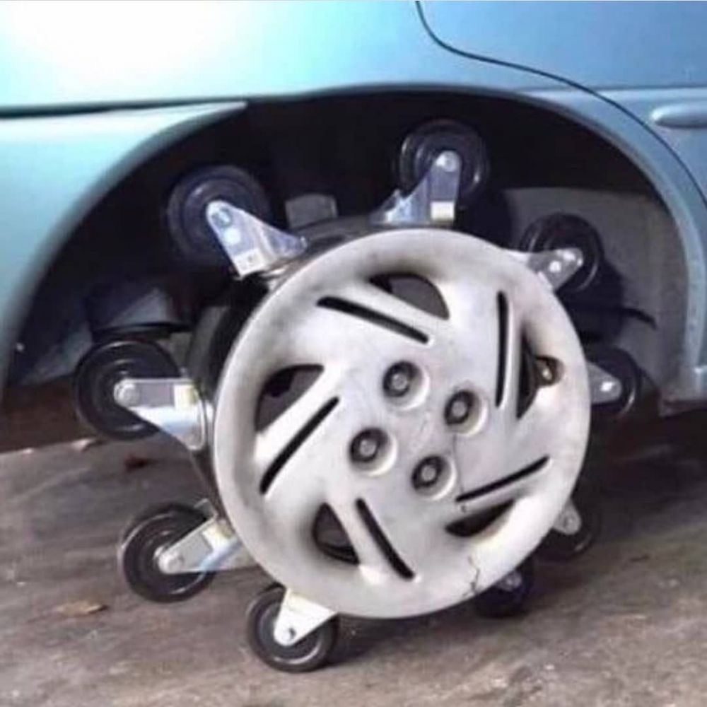 8 Potret roda mobil ini bentuknya antimainstream