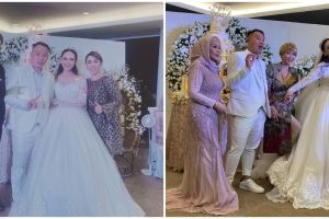 Gaya 7 seleb di pernikahan Kalina-Vicky, Celine Evangelista manglingi
