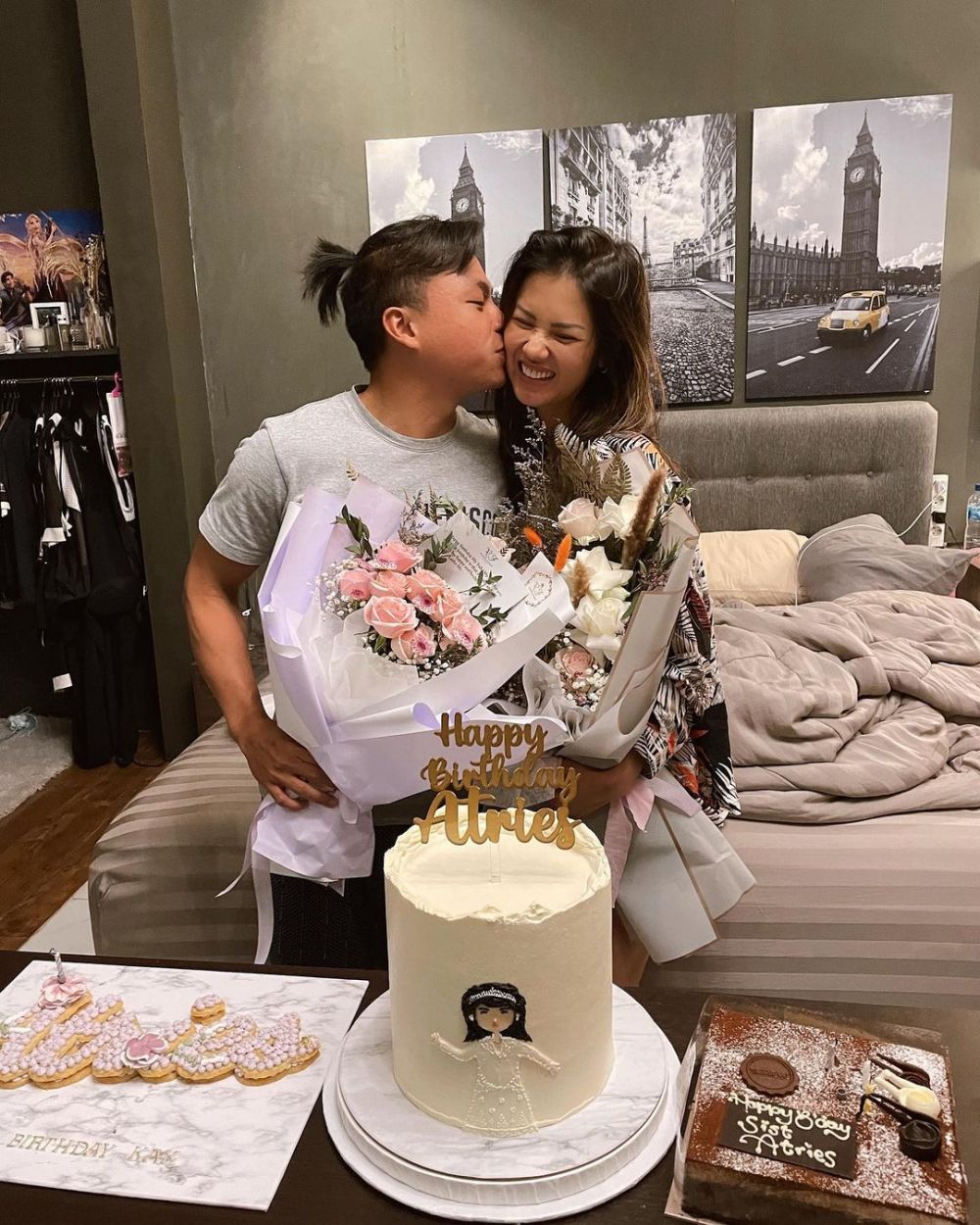 7 Momen kejutan ulang tahun Atries Angel, suami beri kado mewah