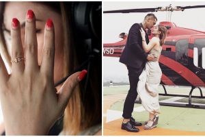 Dilamar di helikopter, ini 7 potret pacar Miller Khan yang memesona