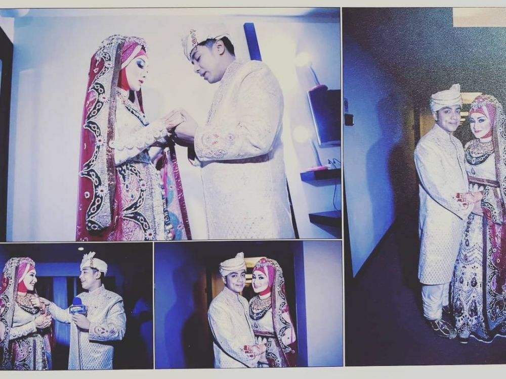 Ustaz Riza Muhammad kenang momen pernikahan, 10 potretnya bikin baper