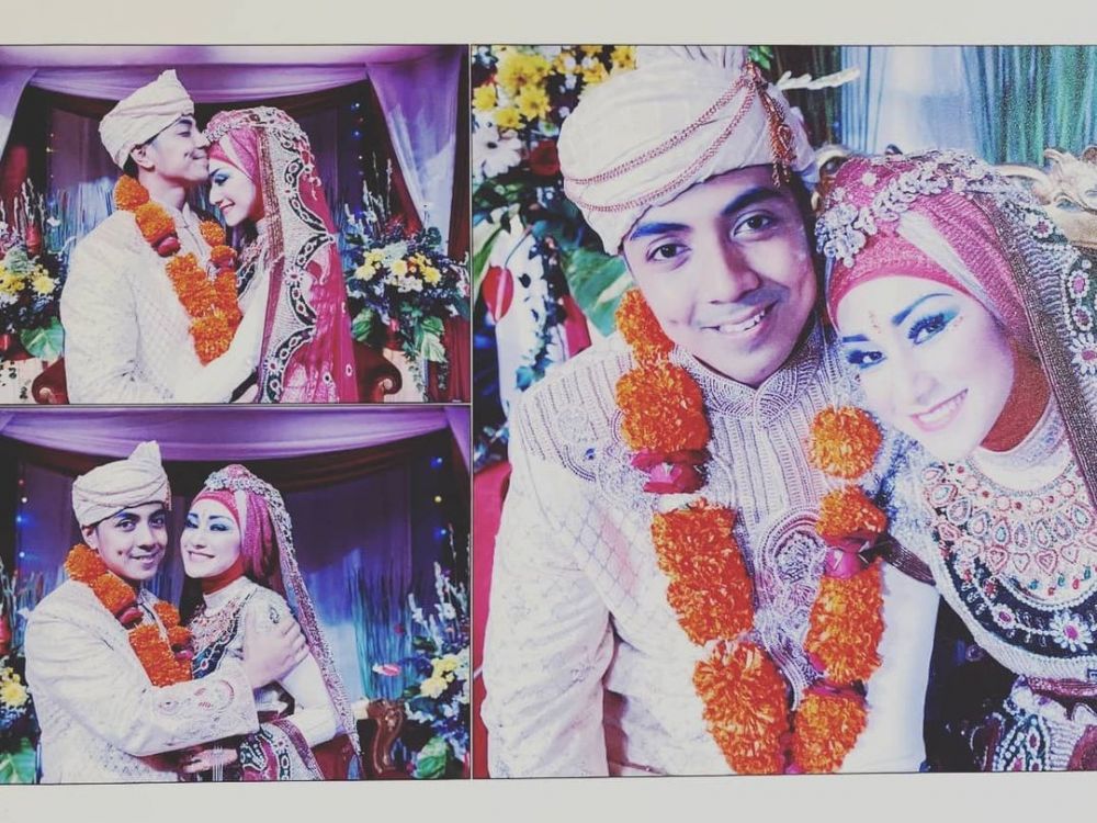 Ustaz Riza Muhammad kenang momen pernikahan, 10 potretnya bikin baper