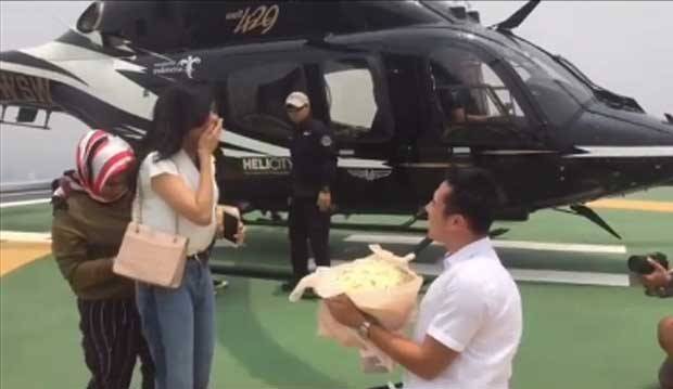 Momen kencan 7 pasangan seleb naik helikopter, romantisnya bikin baper