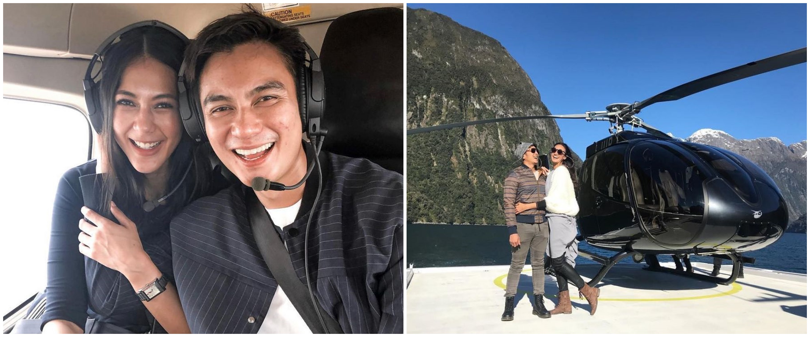 Momen kencan 7 pasangan seleb naik helikopter, romantisnya bikin baper