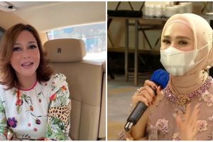 6 Beda gaya Maia Estianty dan Mulan Jameela hadiri lamaran Atta-Aurel