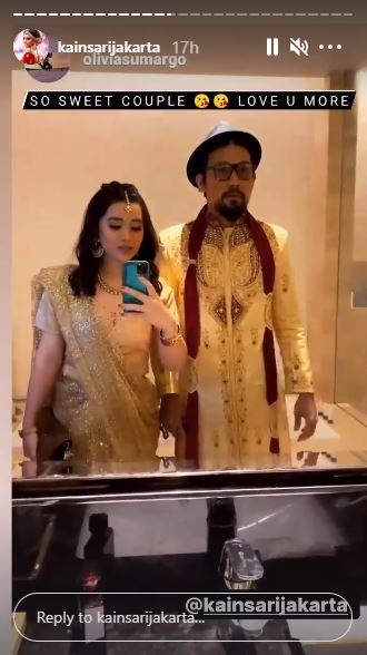 Gaya 11 seleb kondangan kenakan baju India ini bak artis Bollywood