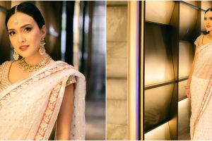 8 Potret Shandy Aulia kondangan pakai baju India, bak aktris Bollywood