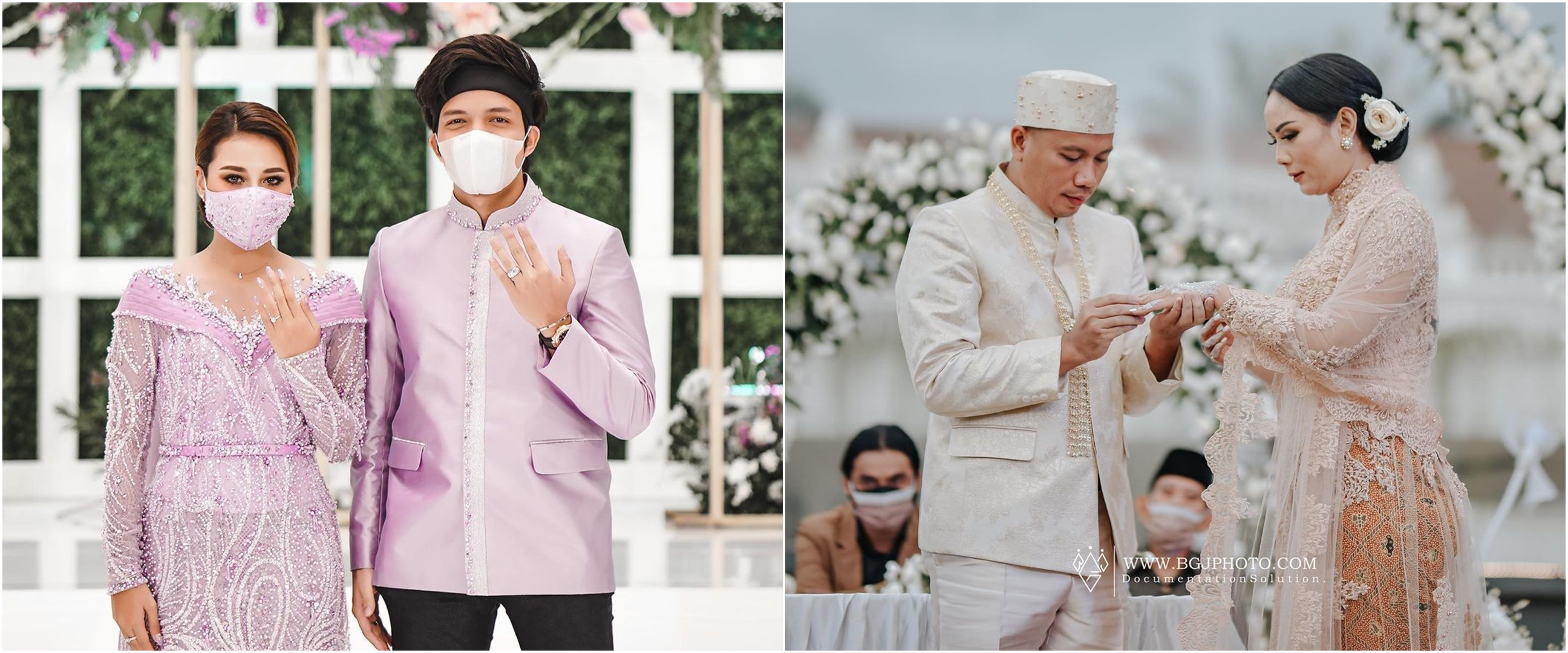 15 Seleb siarkan proses lamaran & pernikahan live di berbagai media