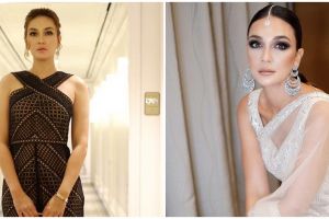 10 Gaya kondangan Luna Maya, penampilannya selalu elegan