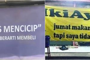 10 Cara promosi rumah makan ini nyelenehnya bikin pembeli gagal paham