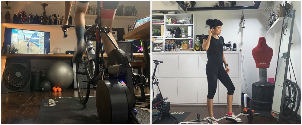 Potret ruang olahraga di rumah 8 seleb, milik Gisel bernuansa pink