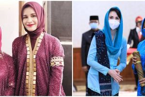 Gaya 7 seleb istri pejabat saat kunjungan kerja, stylish dan anggun