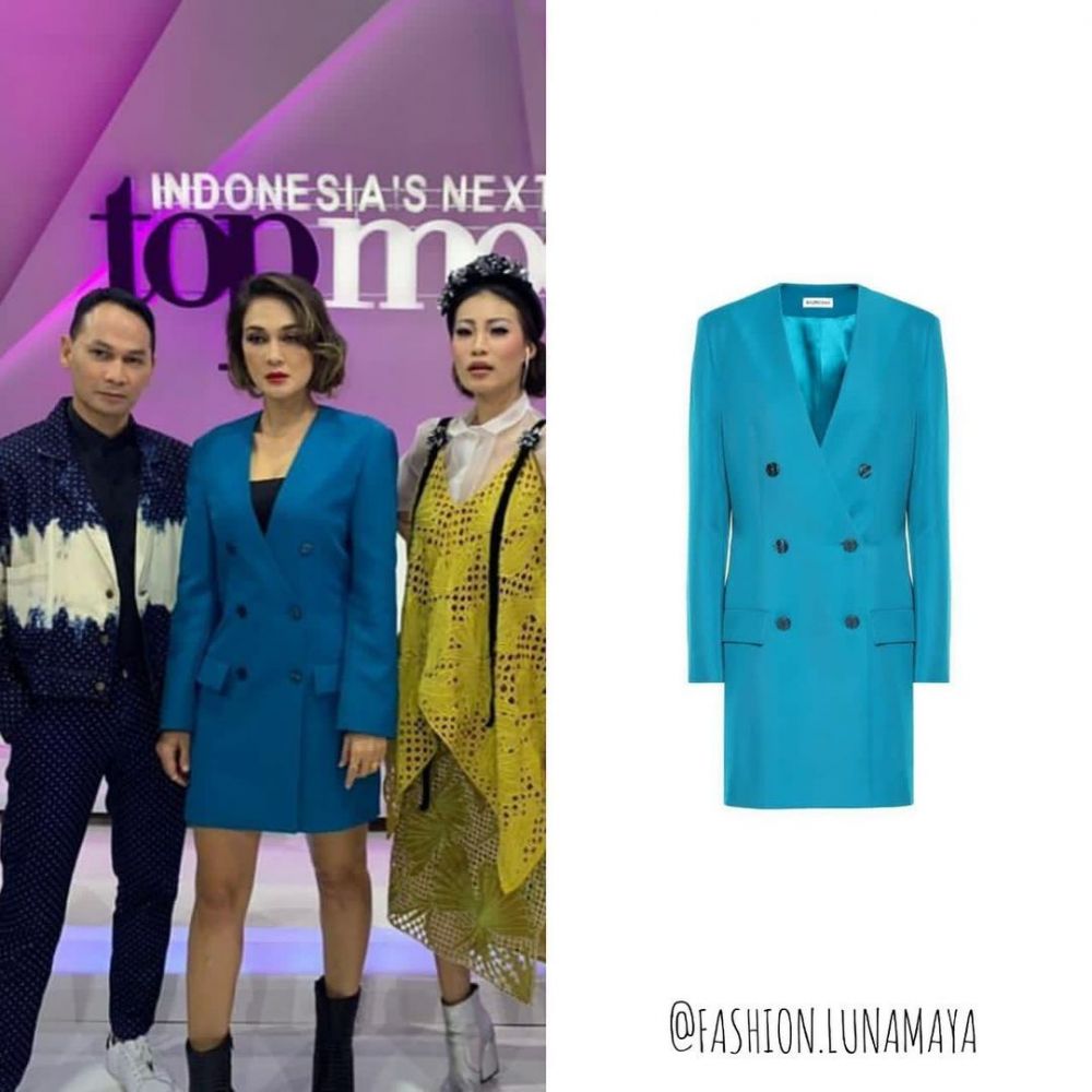 8 Taksiran harga outfit Luna Maya jadi juri Indonesia's Next Top Model